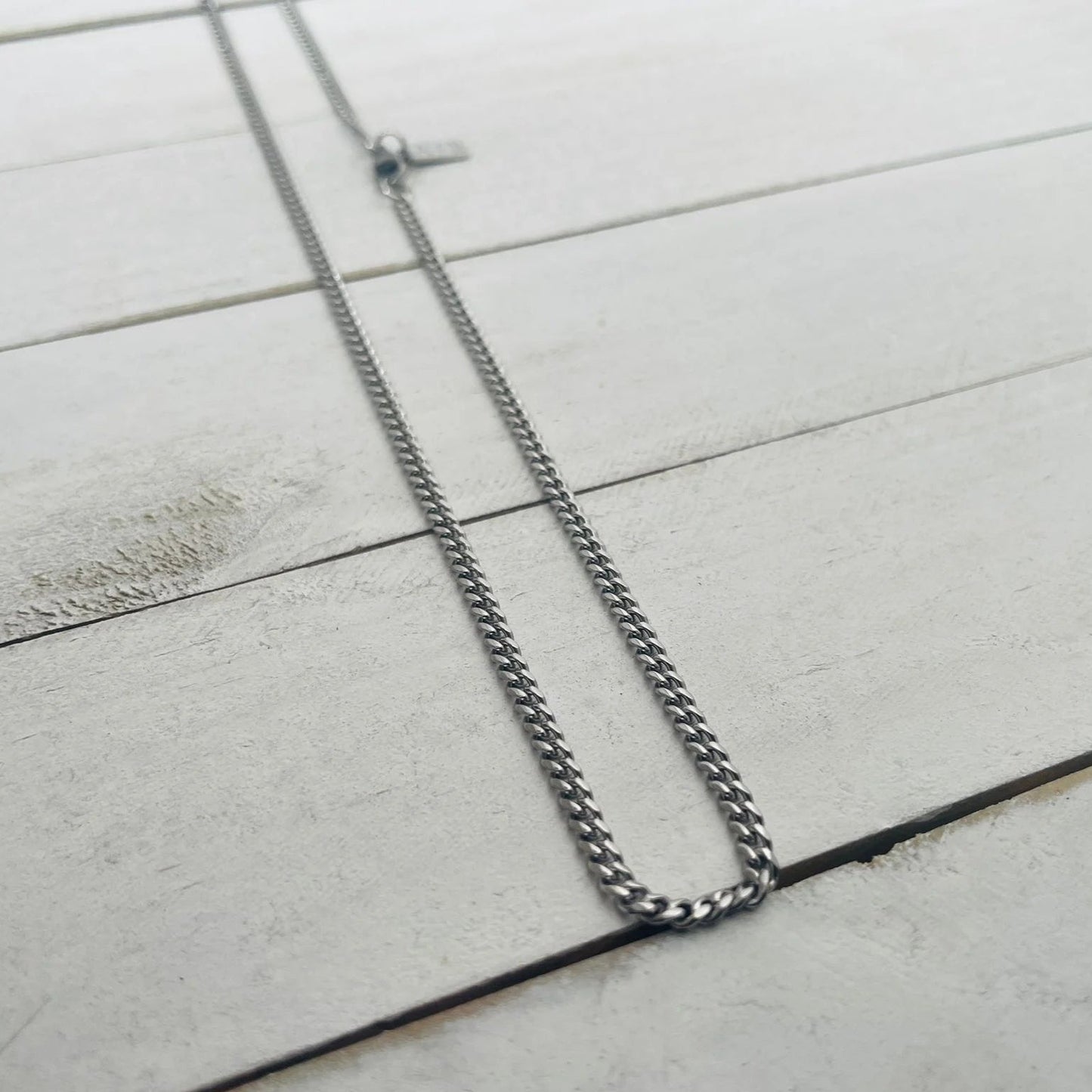 3mm Silver Cuban Chain - HimleyJewelry